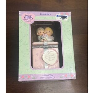 Precious Moments Anniversary Covered Box Love Vows To Always Bloom 899151 Enesco